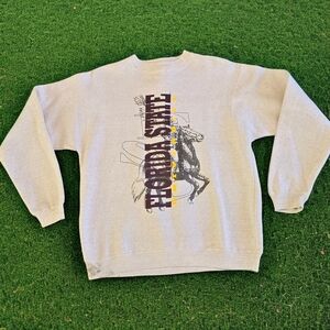 Vintage Florida State Ultimate Sports Gray Graphic Men's Sweater